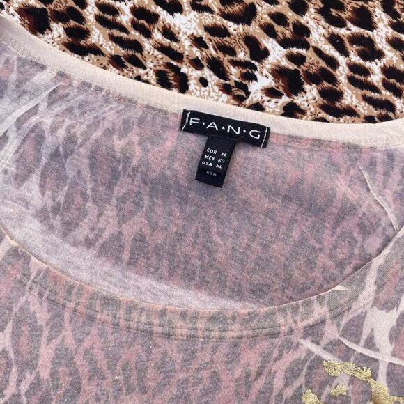 ♡︎ y2k gold animal print tee ♡︎ - Picture 6 of 6